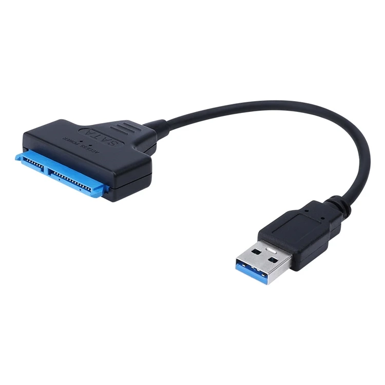 Wholesale 20cm Sata to usb converter cable 22PIN hig speed sata 3.0 cable for 2.5Inch HDD/SSD Hard Drive Disk