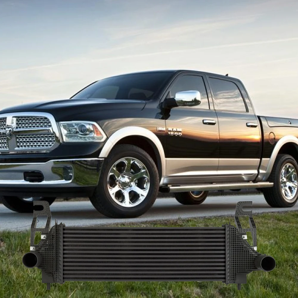 52014947AB 4401-1309 Aluminum custom intercooler manufacturers for Ram 1500 Laramie  air to water intercooler