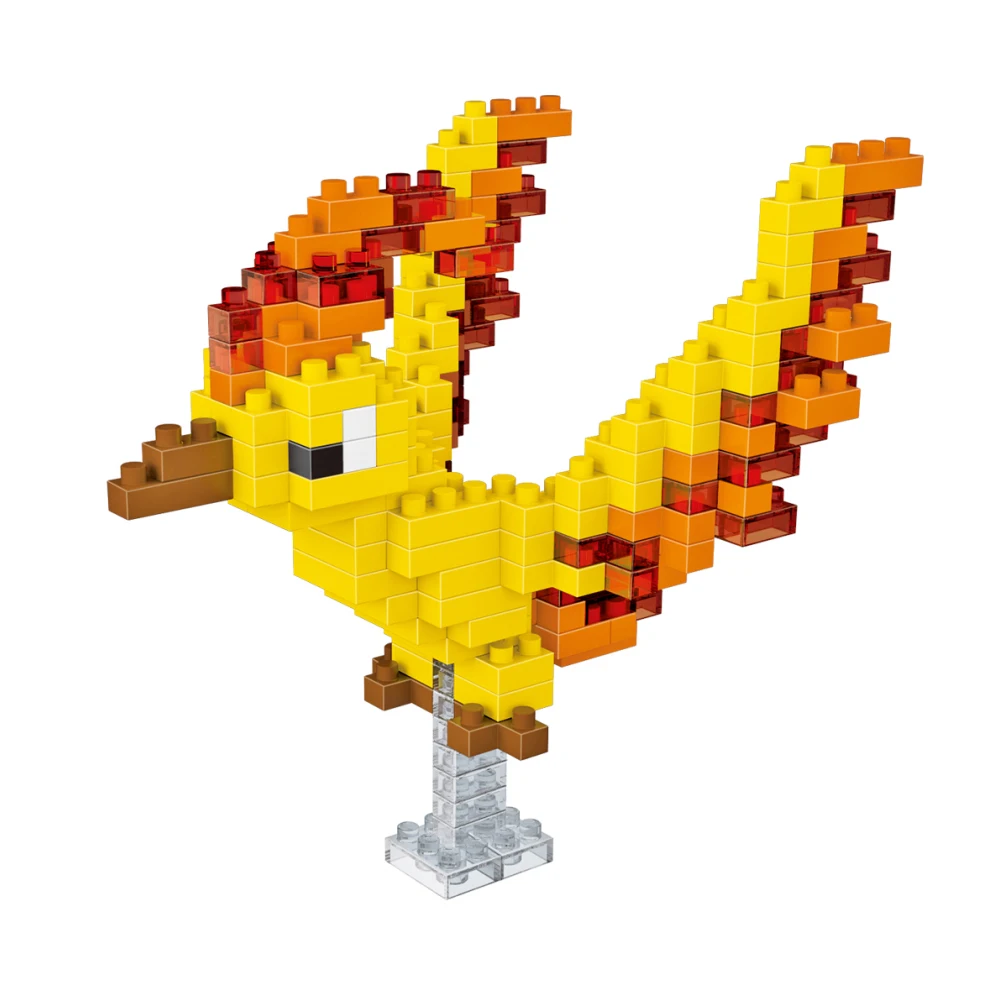 2021 Fire Bird Pocket Monster Stem Toys Building Blocks Construction Set
