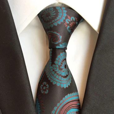 
 Мужской комплект галстуков для делового костюма, формальный свадебный галстук для мужчин, Карманный платок в горошек кешью, модный жаккардовый галстук для костюмов  