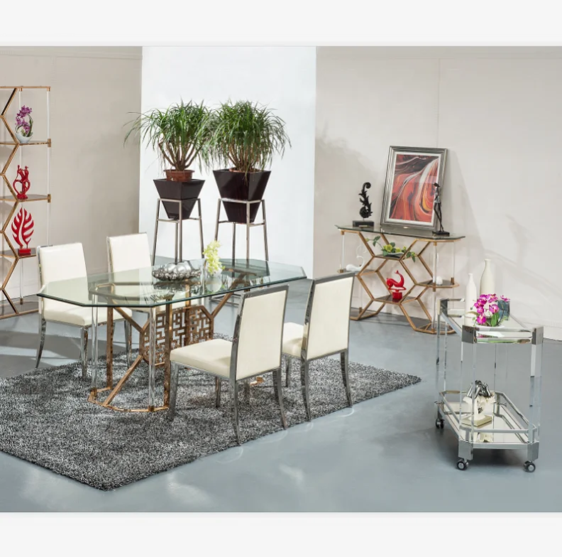 Factory Price Modern Design High Quality Acrylic Clear Lucite Acrylic Trolly Bar Wine Cart For Hotel Restaurant Bar
