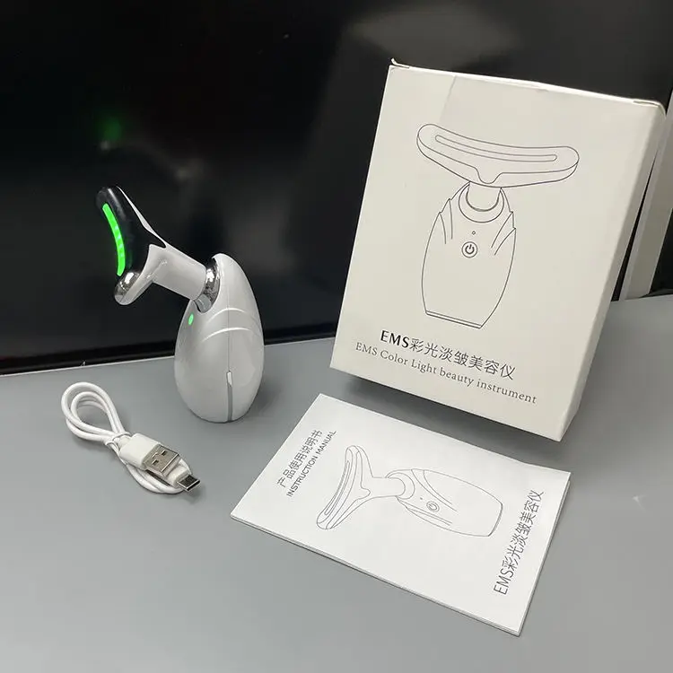 The best-selling product in 2024 Hot Tiktok micro-luminous LED Facial Massager Handheld Beauty facial sculpting beauty device