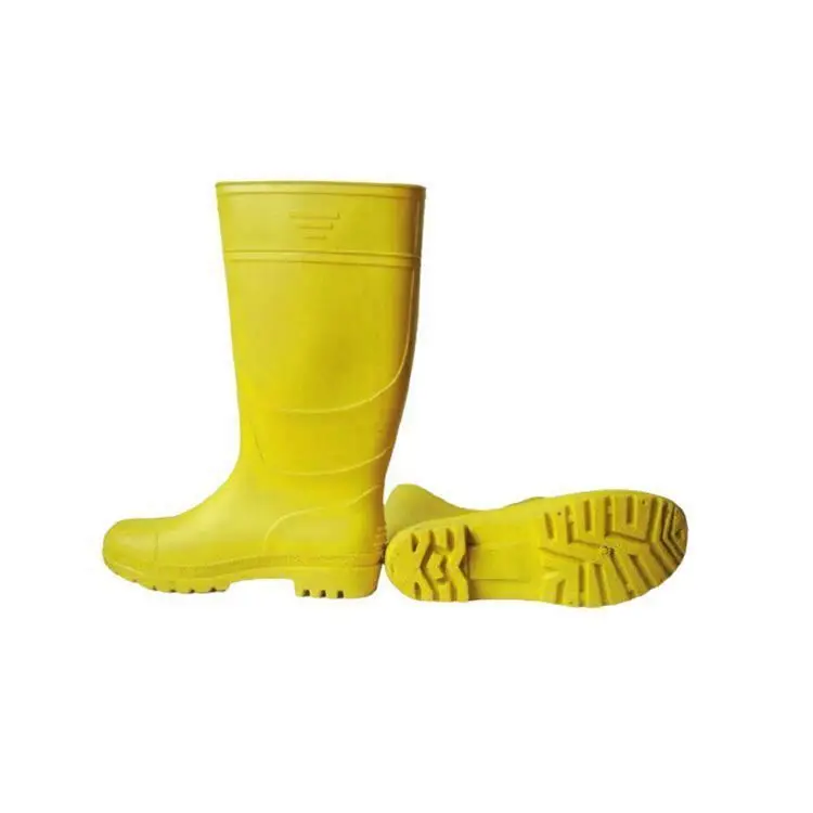 Waterproof oil acid alkali resistant pvc gum boots shock absorber rubber boot women shoes rain boots