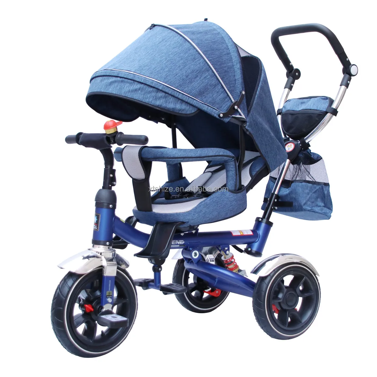 Bicycle children stroller baby tricycle kids with trailer