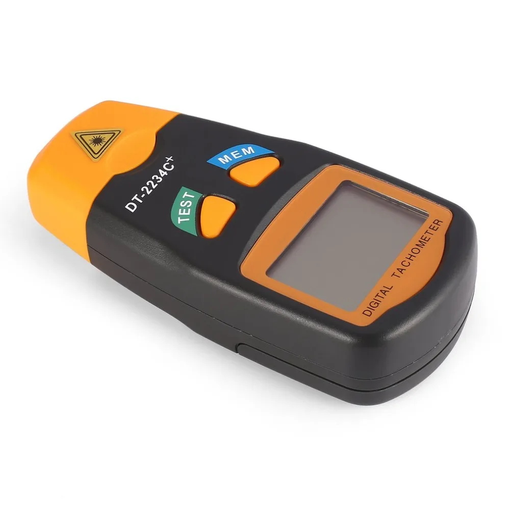 DT2234C+ Portable Cheap Digital Laser Tachometer / Speed Measurement Meter