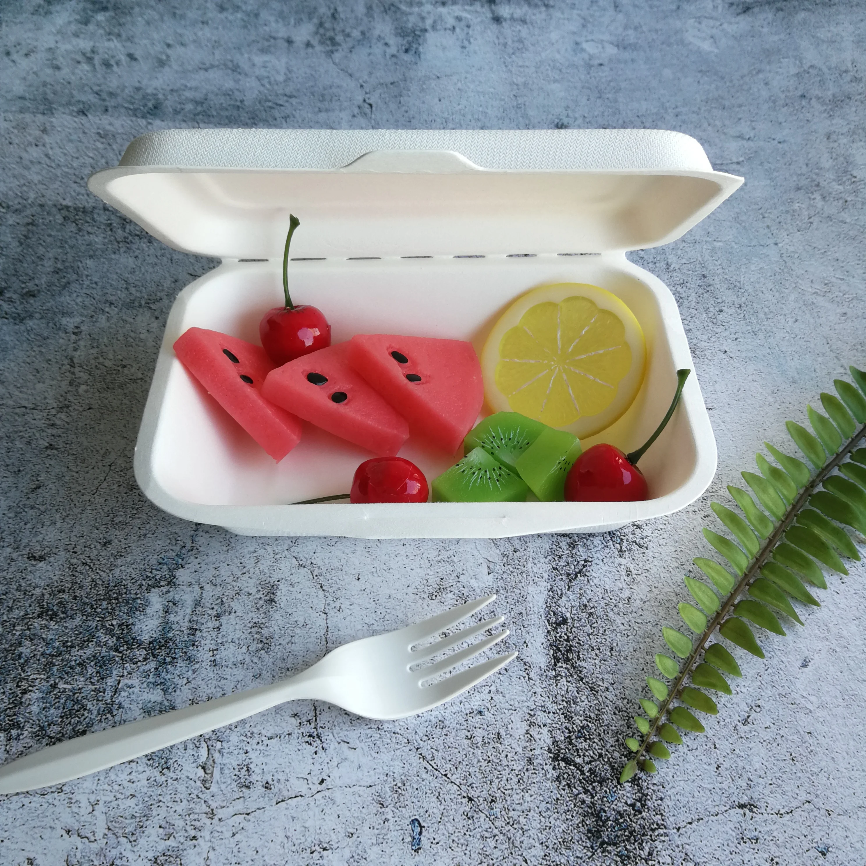 Одноразовая посуда из биоразлагаемого волокна из пшеничной соломы