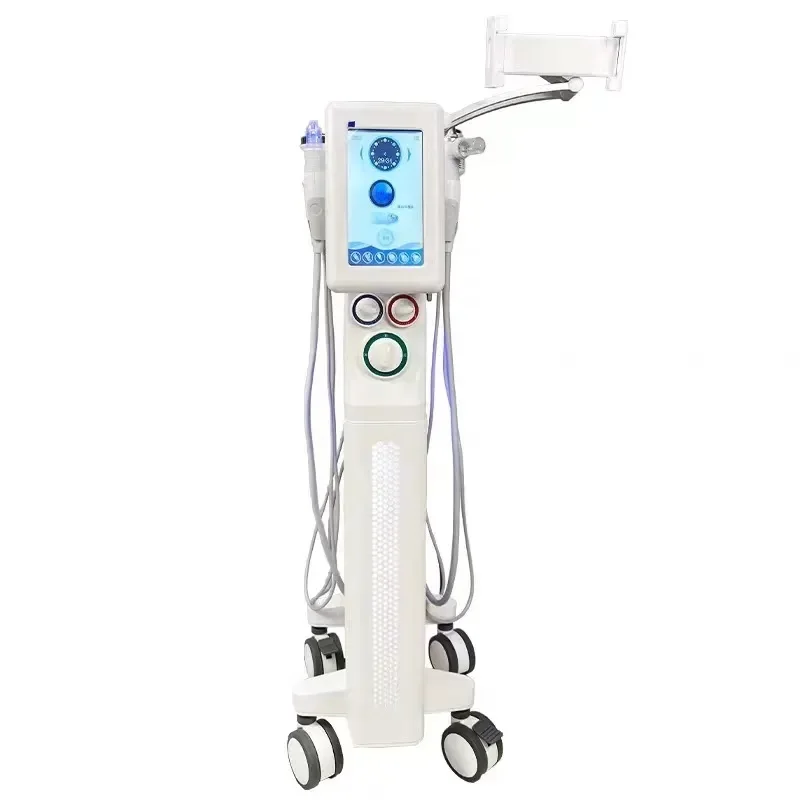 2023 6 in 1 Visual Skin analyzer oxygen facial machine microdermabrasion machine hydramaster hydra peel machine for spa