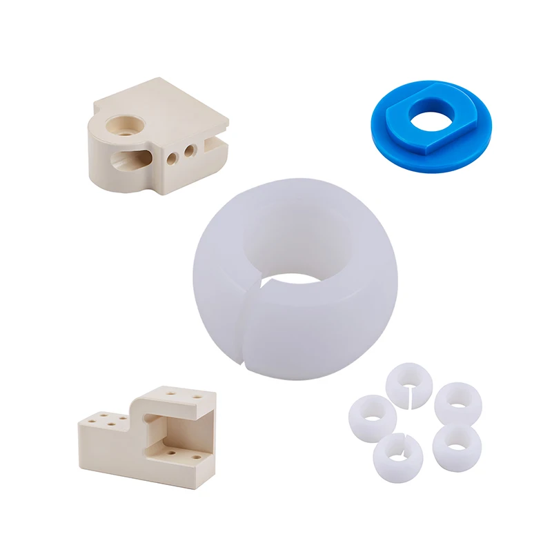 Cnc Lathe Turning Milling POM PVDF PTFE UPE PP Plastic Part Custom Pa66 Nylon Cnc Machining Turning Parts