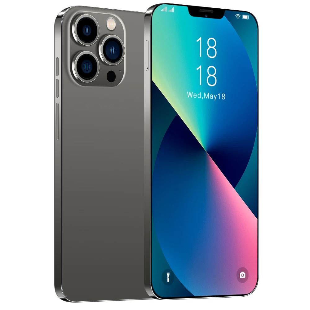 New i13 PRO MAX smartphones 6.7 inch full screen 16+512GB large memory mobile phones 32+50MP camera smart cellphones