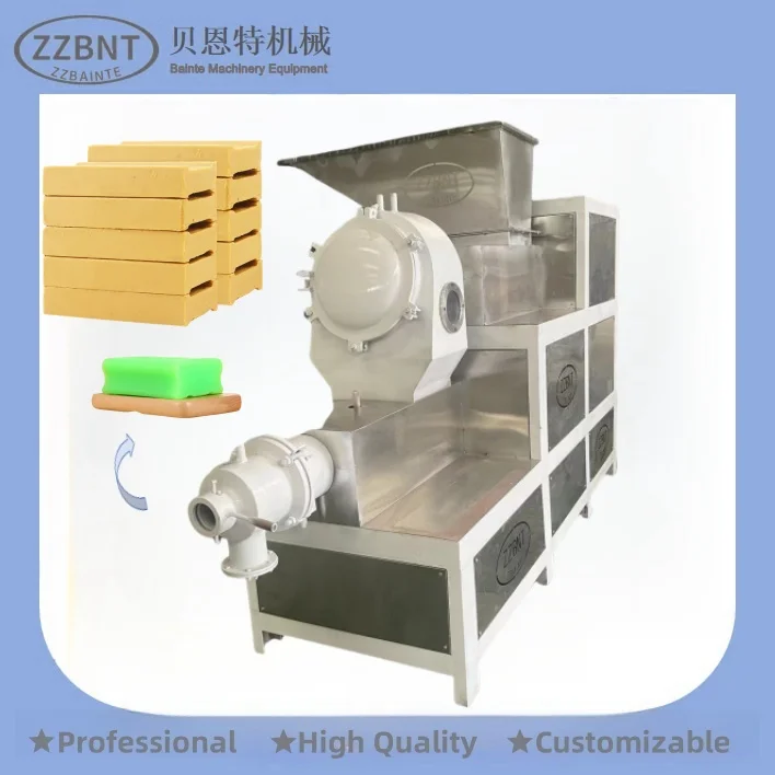 ZZBNT Soap Machine Price 300kg/H Small Scale Toilet Soap Mixer/Plodder/Cutting/Packing Making Machine Soap Equipment