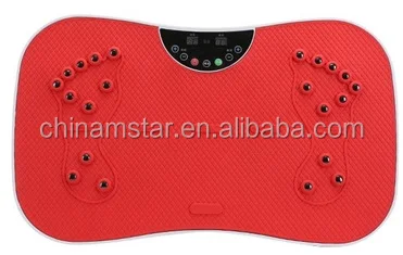 Новое оборудование для фитнеса Mstar Массажная вибрационная пластина Crazy Fit