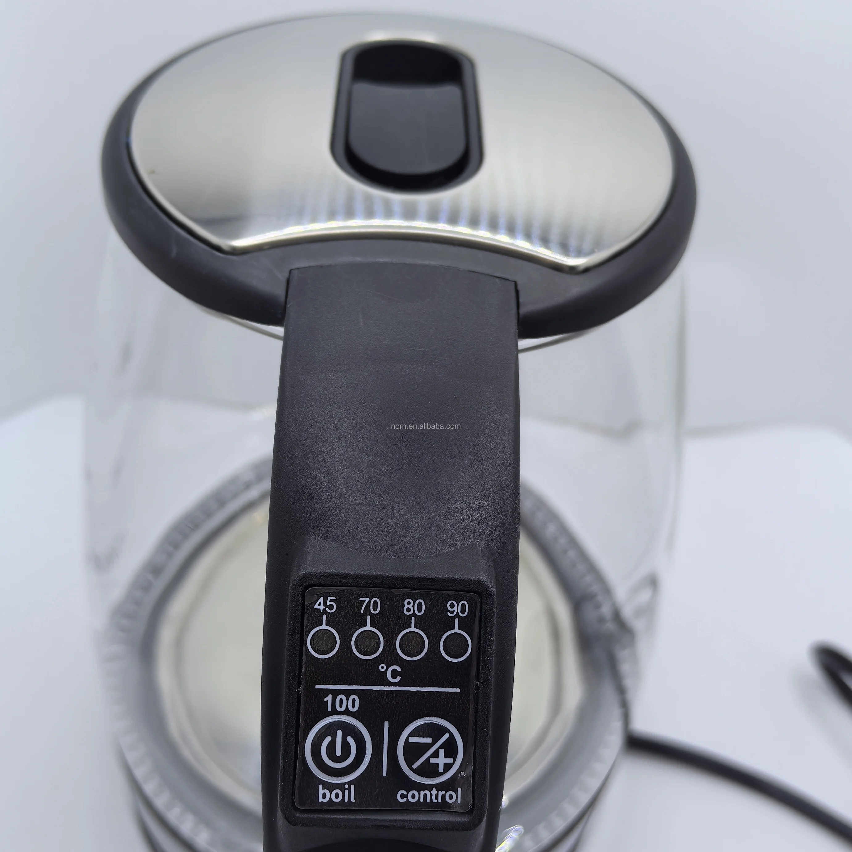 High Boron Glass Electric Kettle Teapot 201SS Inner Cover&heating Plate with Blue Light NE-G0015 1.8L