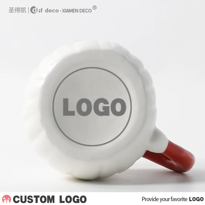 Christmas Daily use products Santa Claus ceramic cup tea coffee mug set for coffee store