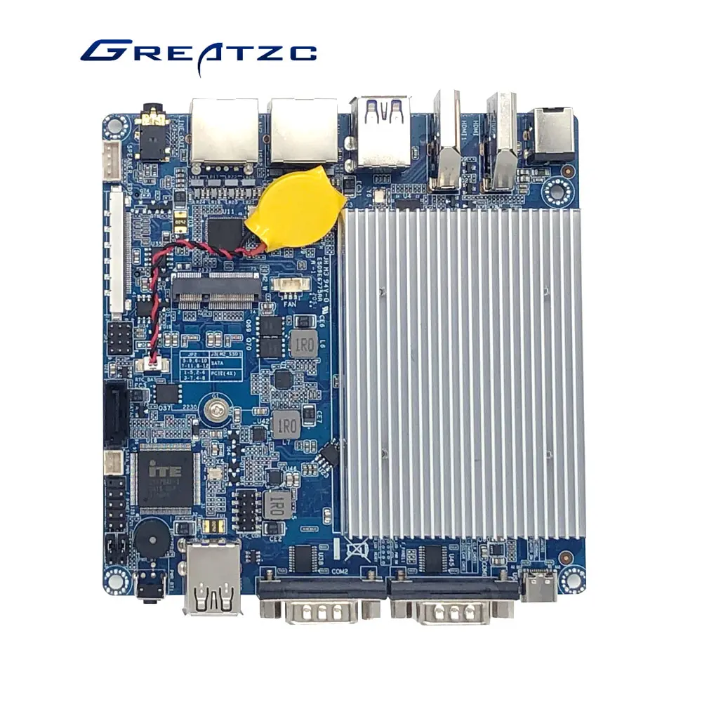 Nano Itx Small Single Board Computer Onboard J4125 CPU 2 Ethernet Gigabit 2 COM EDP