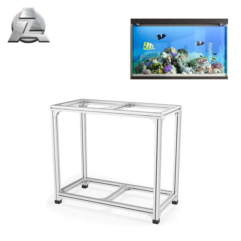 Strong And Adjustable Fish tank aluminum extruded frames tslot aquarium stand