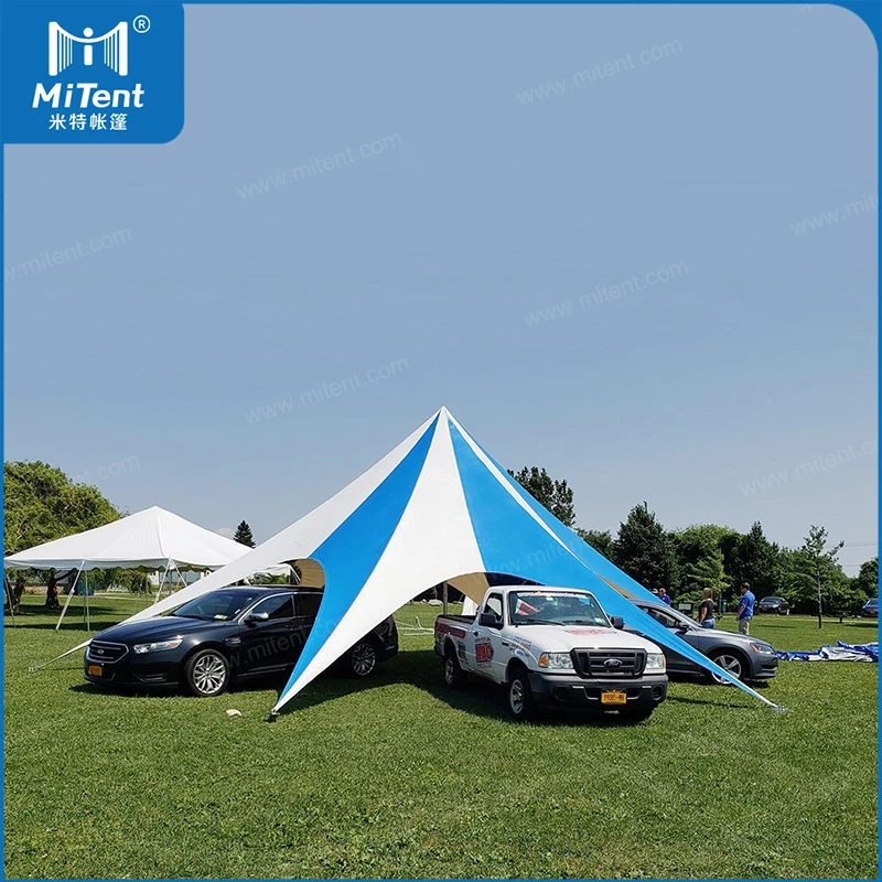 Star Canopy Tent MiTent Popular Dia. 10m Kids Party Event Tent Quick Stand Sun Shade Tent in Guangzhou