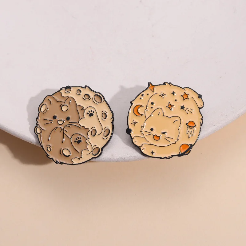 Эмалированные Значки для шляп с круглой кнопкой