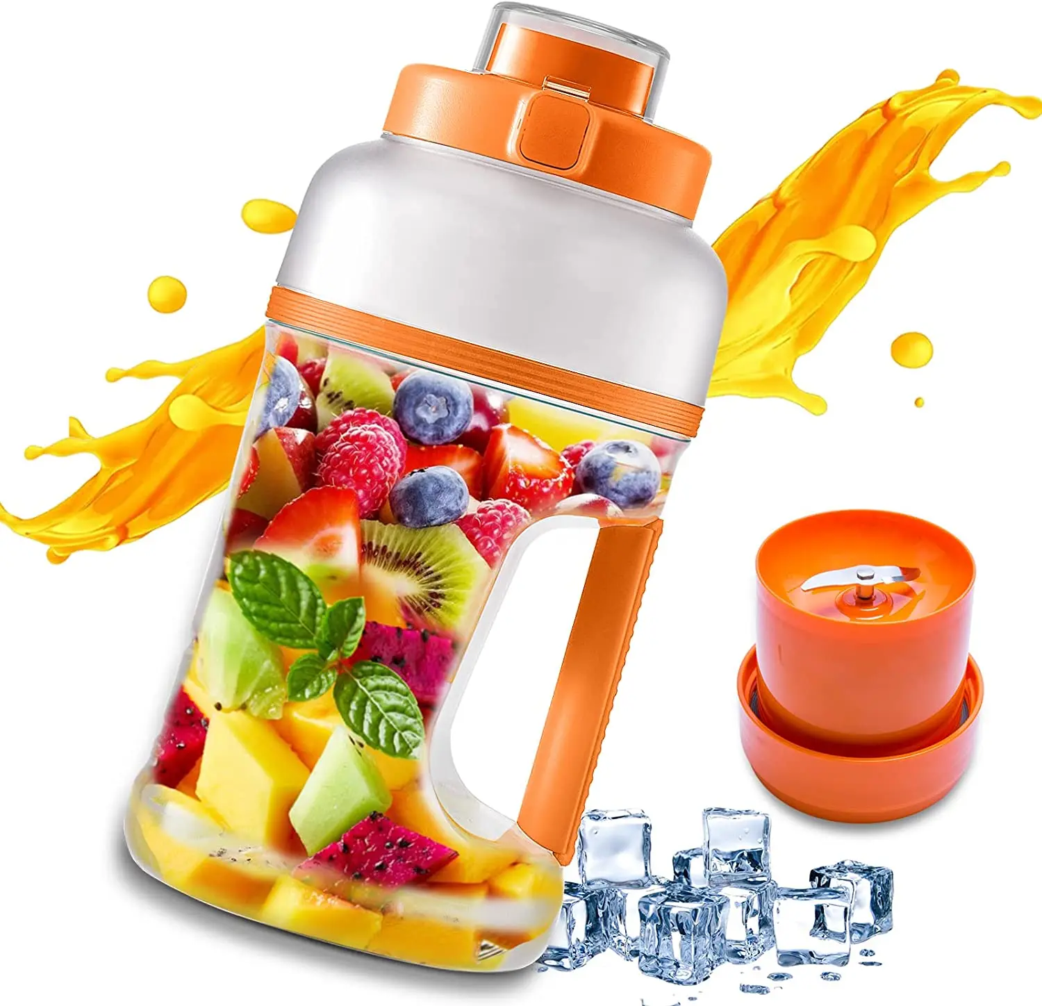 New 1500ml Usb Juicer Blender Portable Blender Sports Use Blender For Shakes And Smoothies
