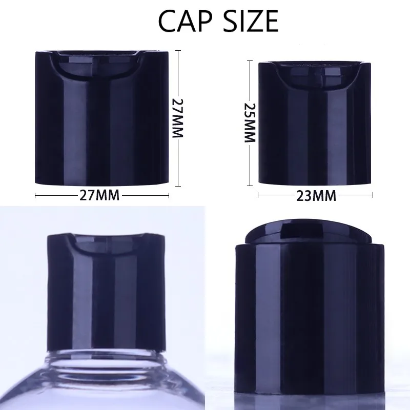 PET plastic bottle shampoo shower gel skincare cosmetics packaging wholesale bathroom products beauty lotion bottle flip cap