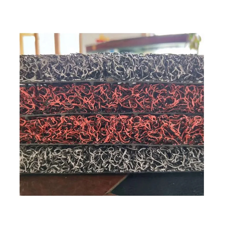 Grey fluffy car mats simple style car floor mat velour surface anti slip PVC backing automobile mats for cars