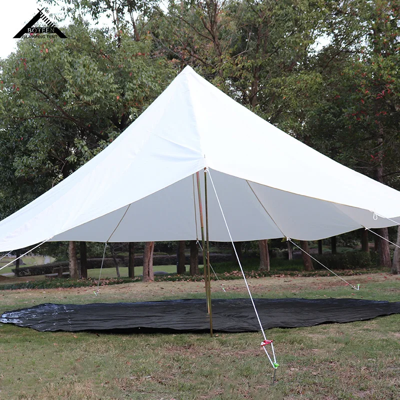 Factory Cheap Round Waterproof Flooring Ground Mat 3m 4m 5m 6m 7m Canvas Bell Tent Groundsheet For Sale