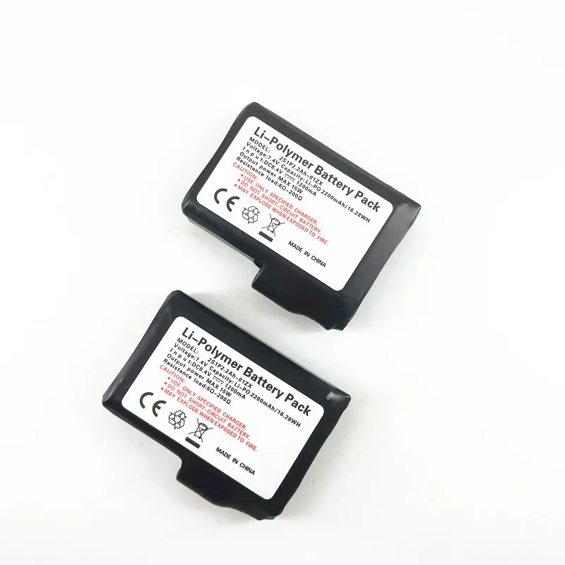 7.4V 2S1P 2200mAh Rechargeable Lithium Ion Polymer Battery for Self Heated Clothes