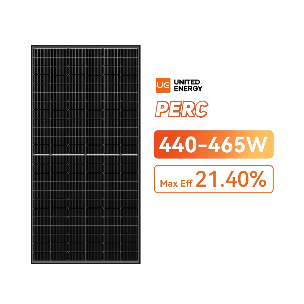 450 W 500 Watt Pannelli Solari Full All Black Bifacial Solar Panels Kit Wholesale Price