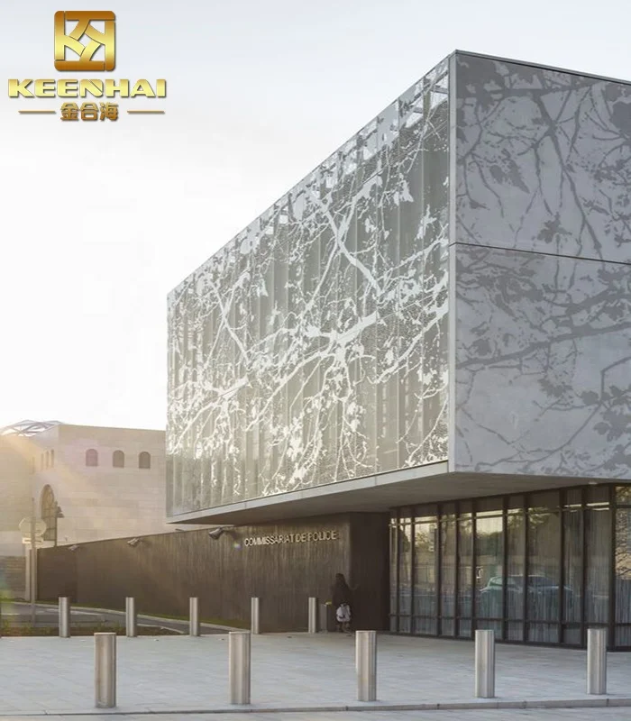 Наружные занавески, алюминиевые декоративные матовые фасадные панели