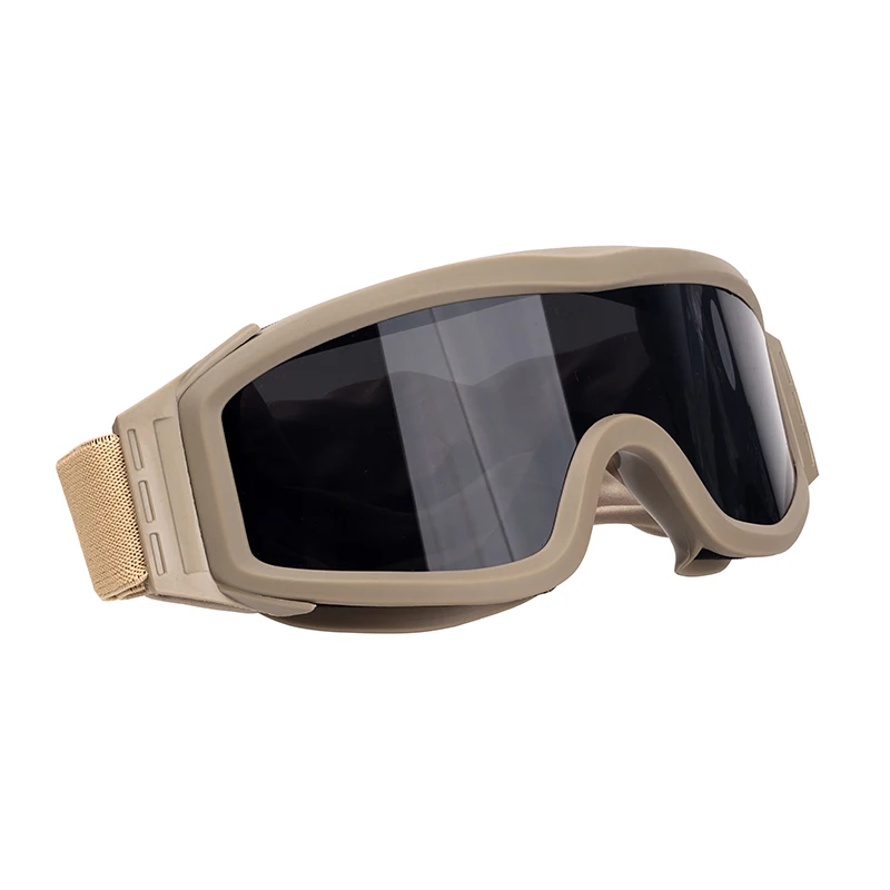 
Military 3 Lens Protective Goggles Army Tactical Glasses Anti-Fog Helmet Goggles Airsoft Sport Goggles 