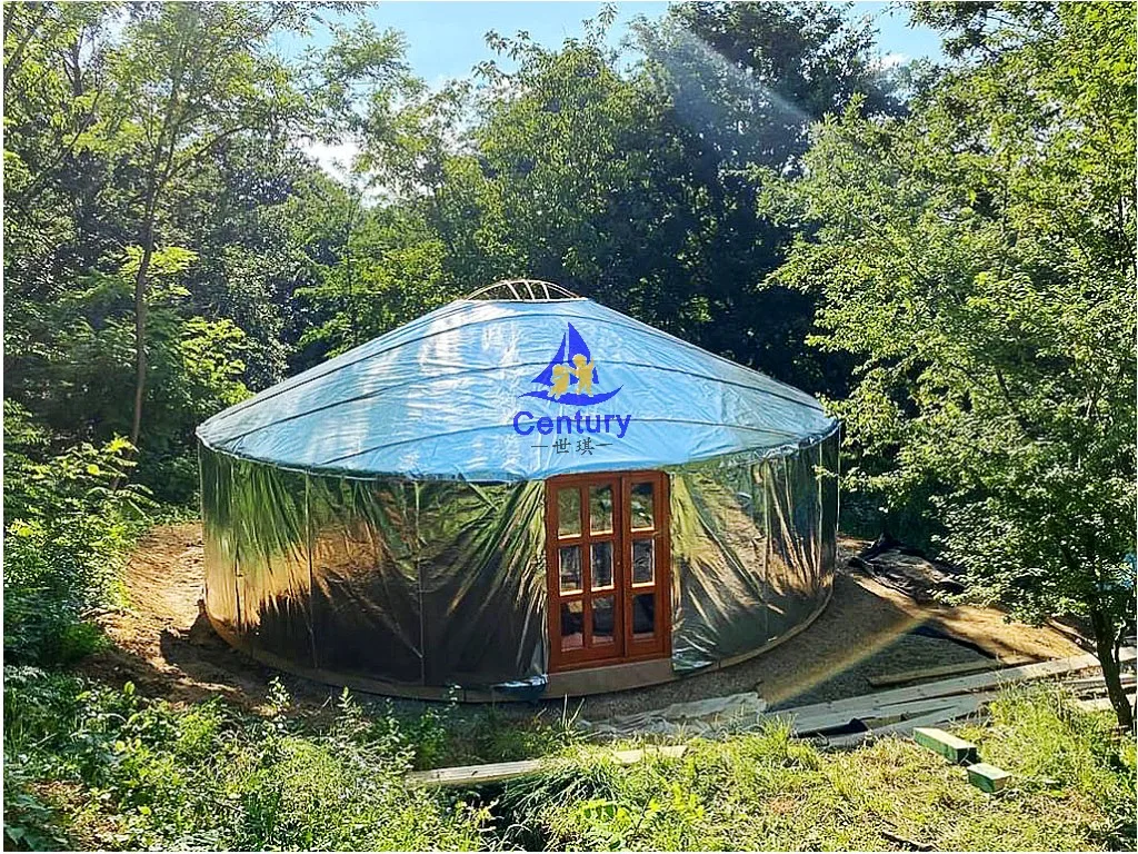 Diameter 6m Yurt Tent For 15 Person Tent Type Mongolian Yurt 4 Layers Mongolia Yurt Tent For Party