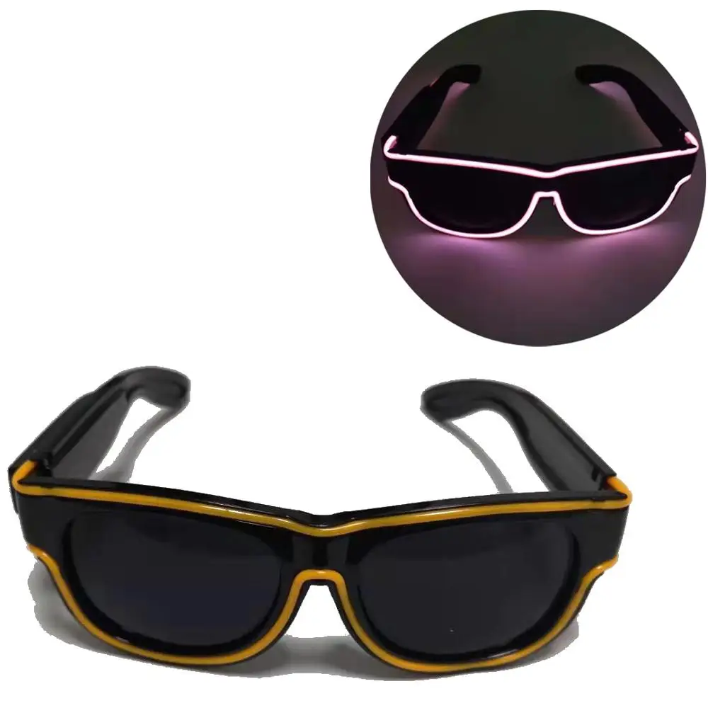 2020 NEW wireless cool led light up sunglasses rave for dj bar party