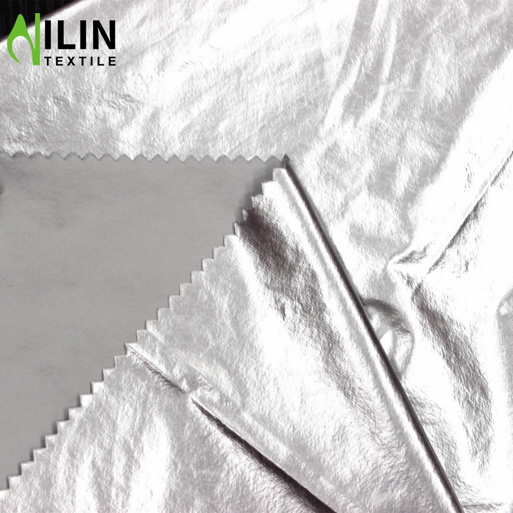 high quality soft flexible 20D nylon foiled fabric for down jacket manufacturer