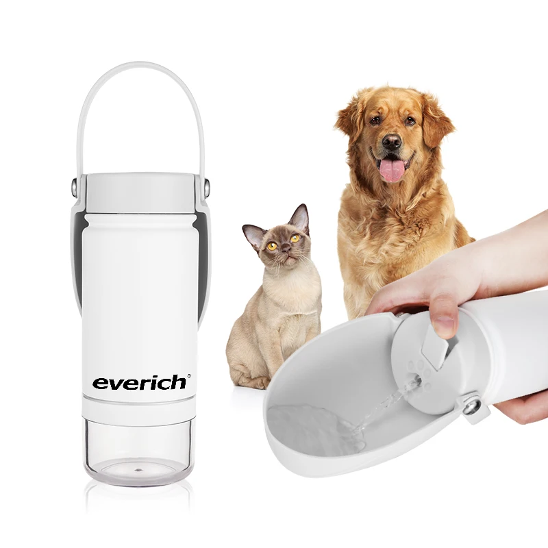 double wall 10oz wide mouth dog vacuum flask insulated stainless steel water bottles with handle lid BPA free