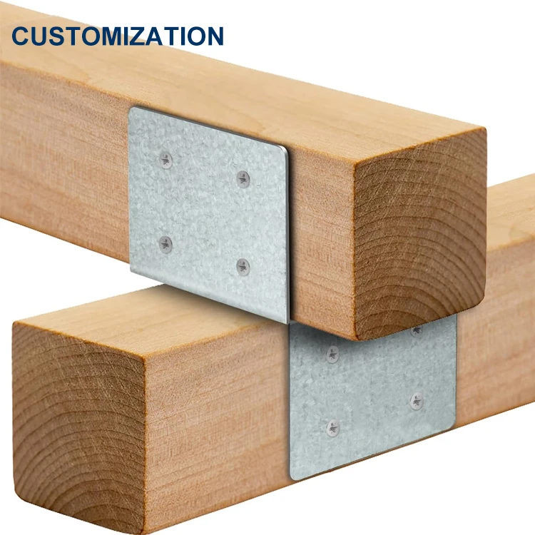 4x4,4x6,4x8 Beam or Stud Fitted Joist Anchor Connector Metal Roof Tie Header Hanger Joint Post Cap