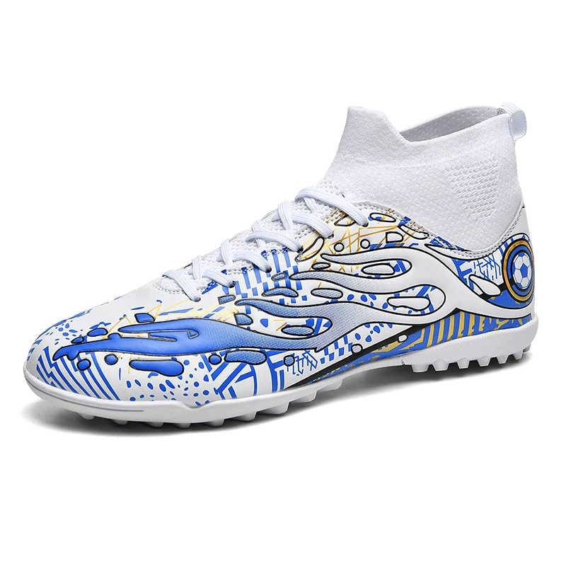 2024 new Football Boots soccer Shoes Grass Training FG/TF football shoes youth adult long spike broken spike