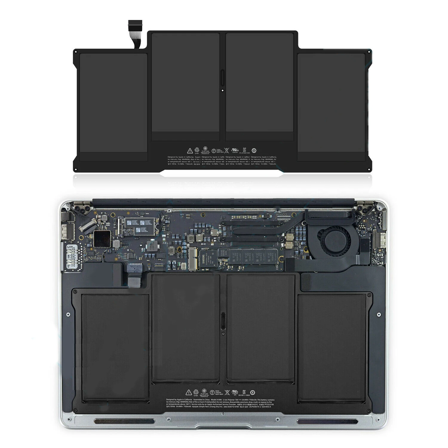 Аккумулятор для MacBook Air 13 дюймов A1466 A1369 (версия 2010- 2017) подходит A1377 A1405