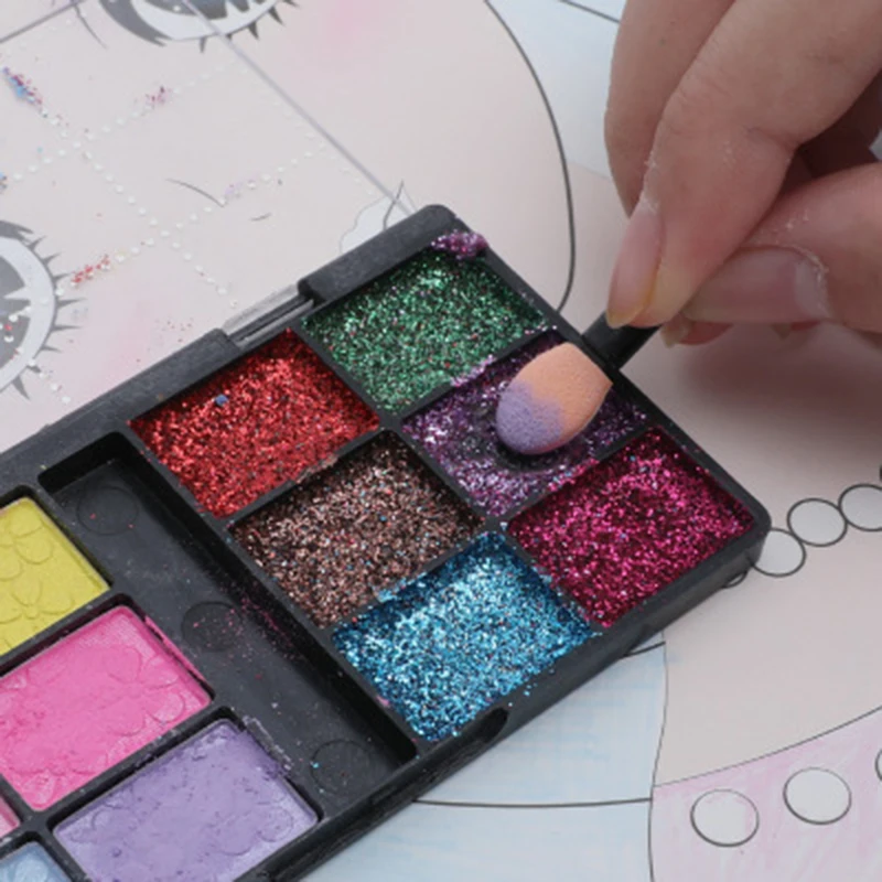 Детские игрушки для макияжа DIY принцесса макияж живопись