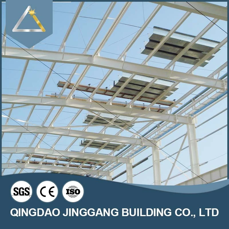Working Platform Warehouse Factory Industrial Workshop Framed Structure Designed Steel Building Metal Frame For Hangar