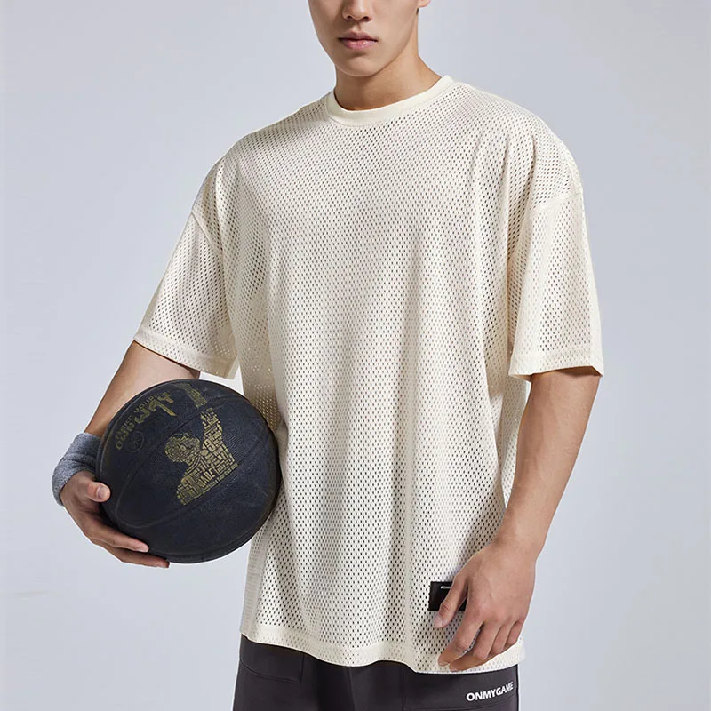 Custom quick dry sport t-shirt for men action sports t-shirts breathable mesh running t shirt