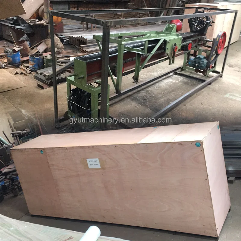 automatic bamboo splitting breaking cutting machine / auto bamboo splitter cutter machine