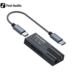 Fosi Audio DS1 DSD512 HiFi DAC Headphone Amplifier Mini Audio USB DAC Amp Support 32bit/768kHz with 3.5MM &amp  Dual Outputs