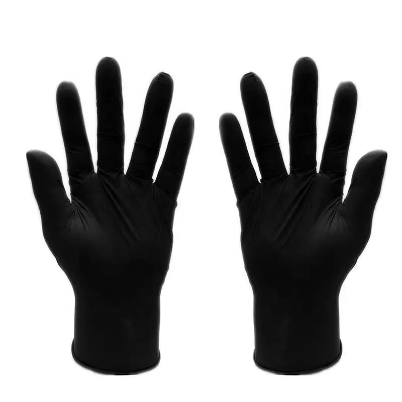 China Factory Safety Examination Nitrile Gloves Touch Screen Puncture Tear Resistance Beauty Salons Nitrile glove Box