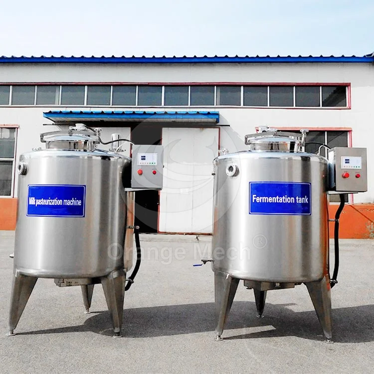 MY Raw Milk Homogenizer Pasteurization Fermentation Tank 500 Liter Pasteurizer