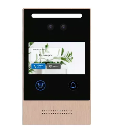 RJ45 connection ip video interphone for building apartment house