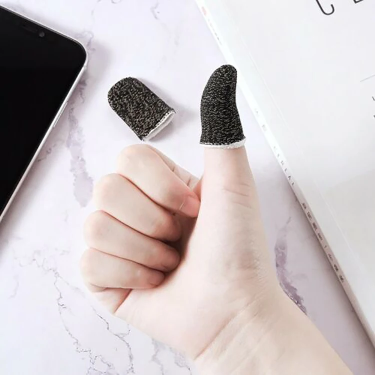 Fashion Breathable Mobile Game Controller Finger Sleeve Finger Anti-Sweat Touch for PUBG