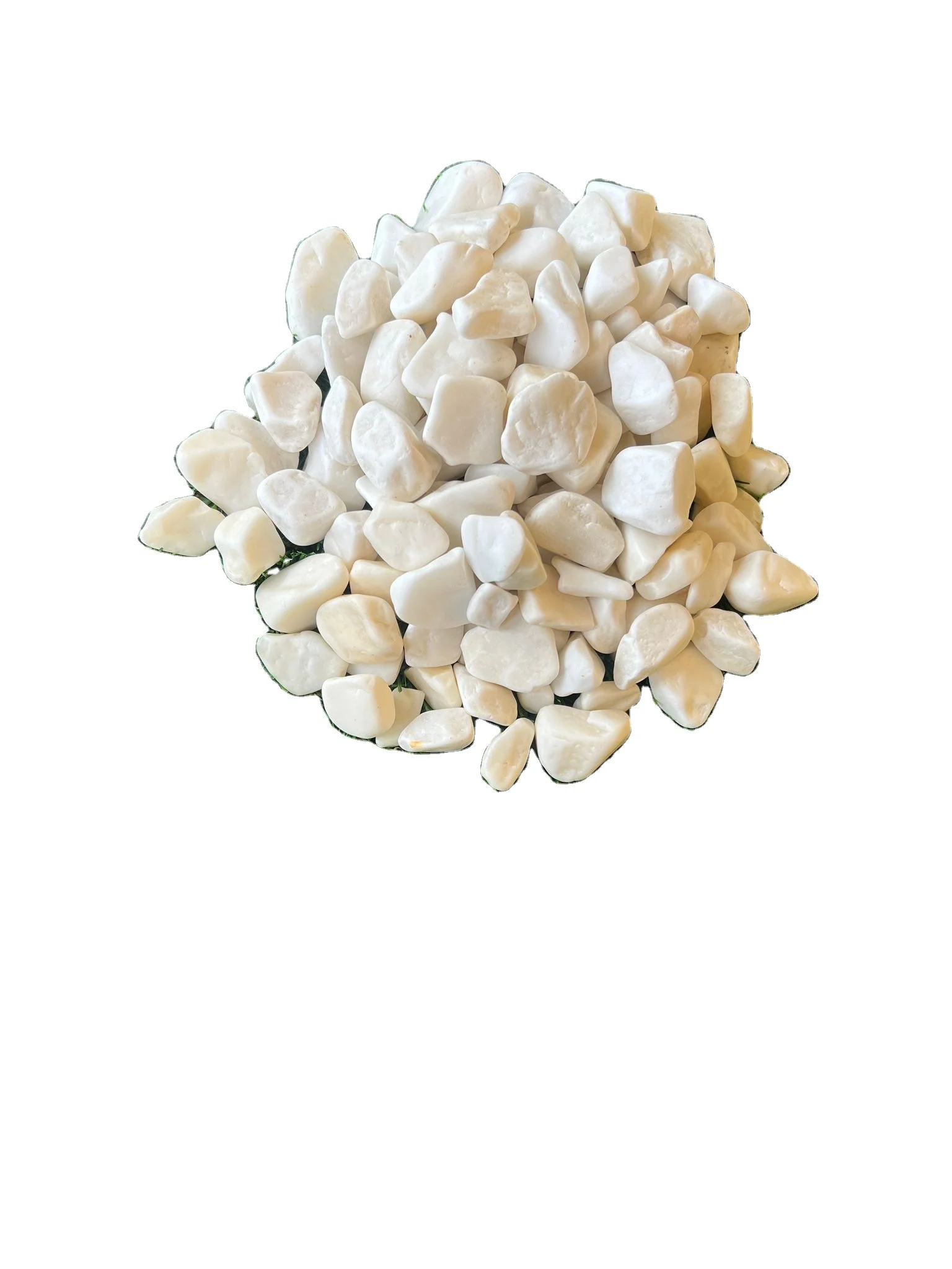 Direct factory sale White decorative stone dolomite chipping and gravel for gardens and backyards fish friendly pebble big stone