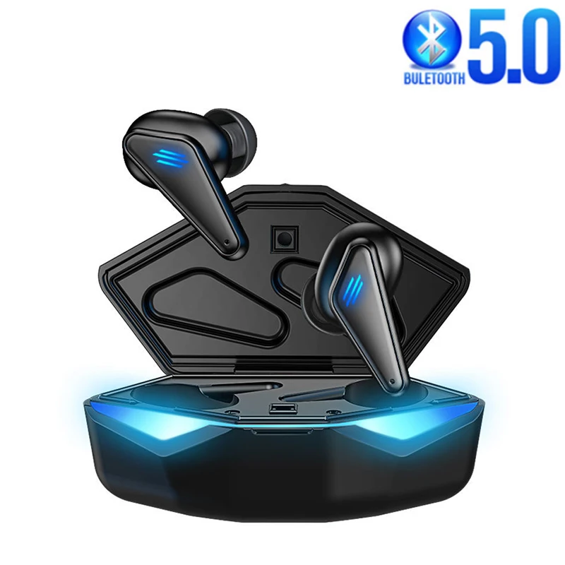 Беспроводные Игровые наушники K55 TWS гарнитура Hands free игровая BT 5 0 беспроводные для