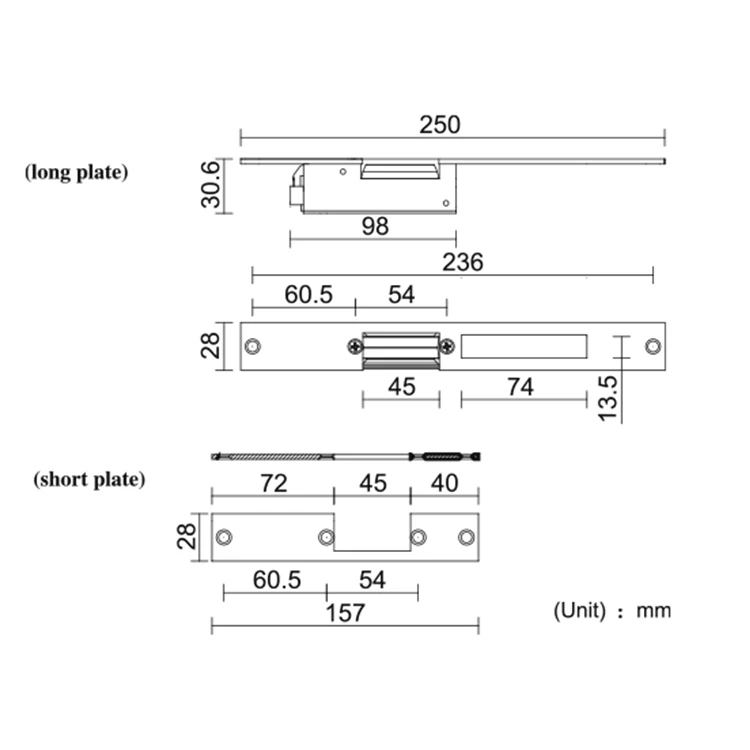 Китайские Новые товары, электрический замок для раздвижных дверей из железа и цинкового сплава