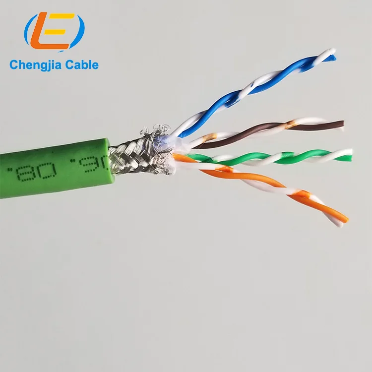 Rj45 8Pin X-Coded Male Female Waterproof Rj45 15M Cat 10 Ethernet Atex Certified Cable