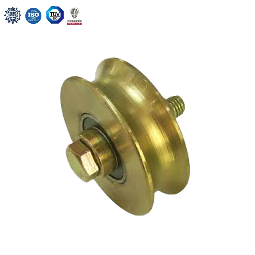 Разумная цена оцинкованная сталь высокого качества раздвижные ворота колеса с опорным кронштейном